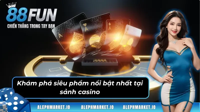 Siêu phẩm nổi bật nhất tại sảnh casino Fun88