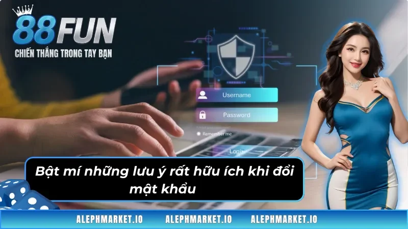 Những lưu ý mà người chơi cần chú ý khi đổi mật khẩu Fun88