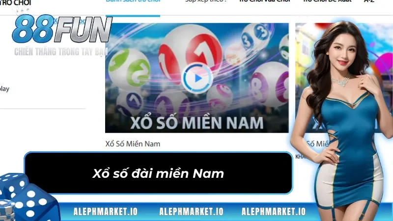 Xổ số Fun88 thuộc miền Nam